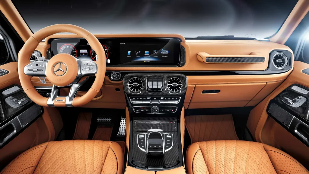 Interior do Mercedes-AMG G63