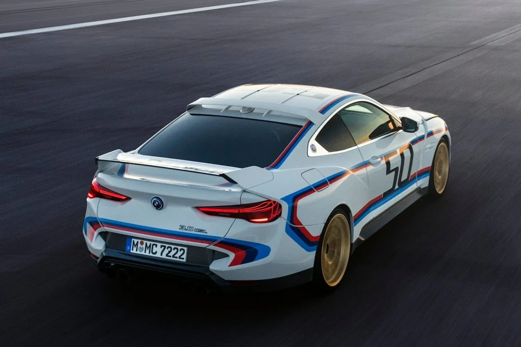 Profil du BMW 3.0 CSL Hommage