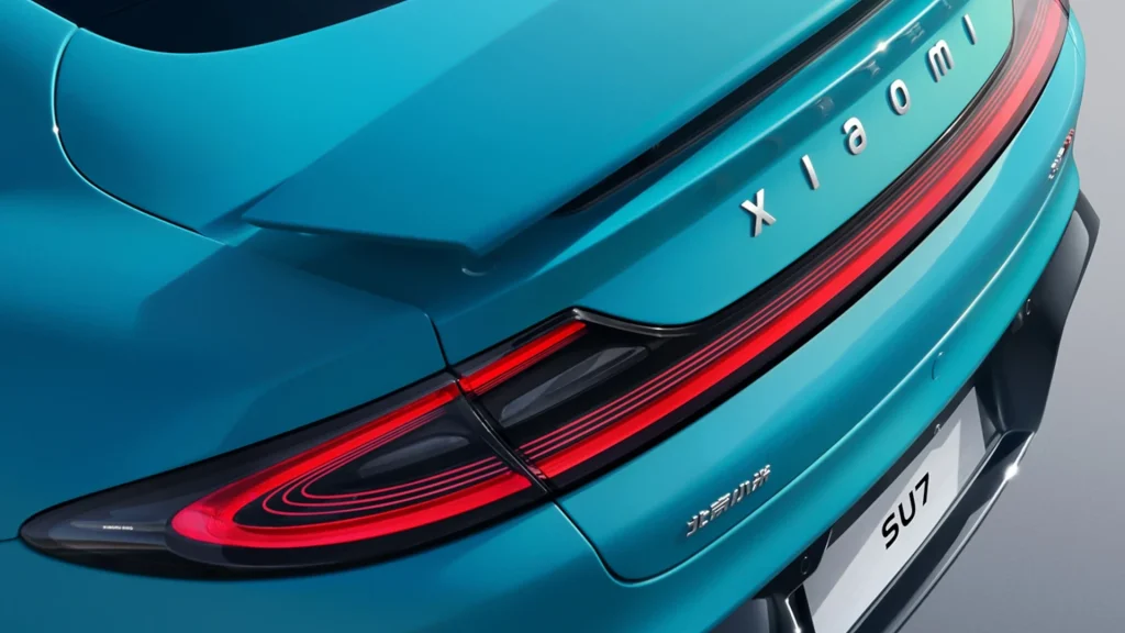 Traseira do Xiaomi SU-7