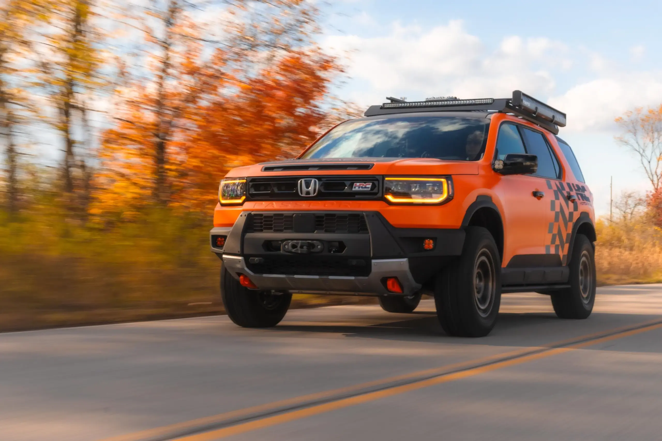 होंडा पासपोर्ट ट्रेलस्पोर्ट 2026 बाहरी दृश्य