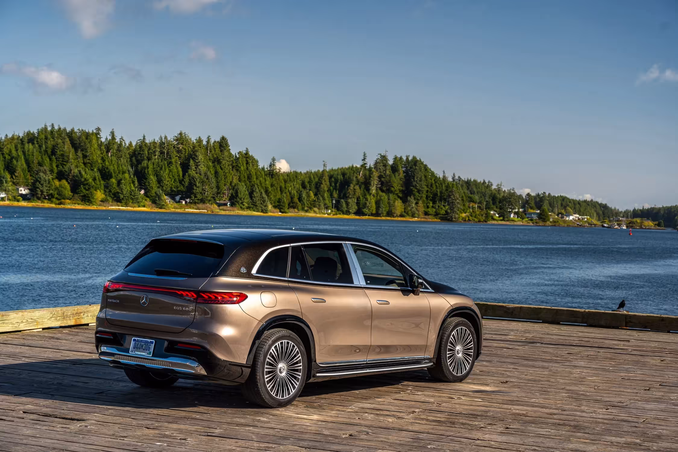 2026년형 메르세데스-마이바흐 EQS SUV 측면 실루엣