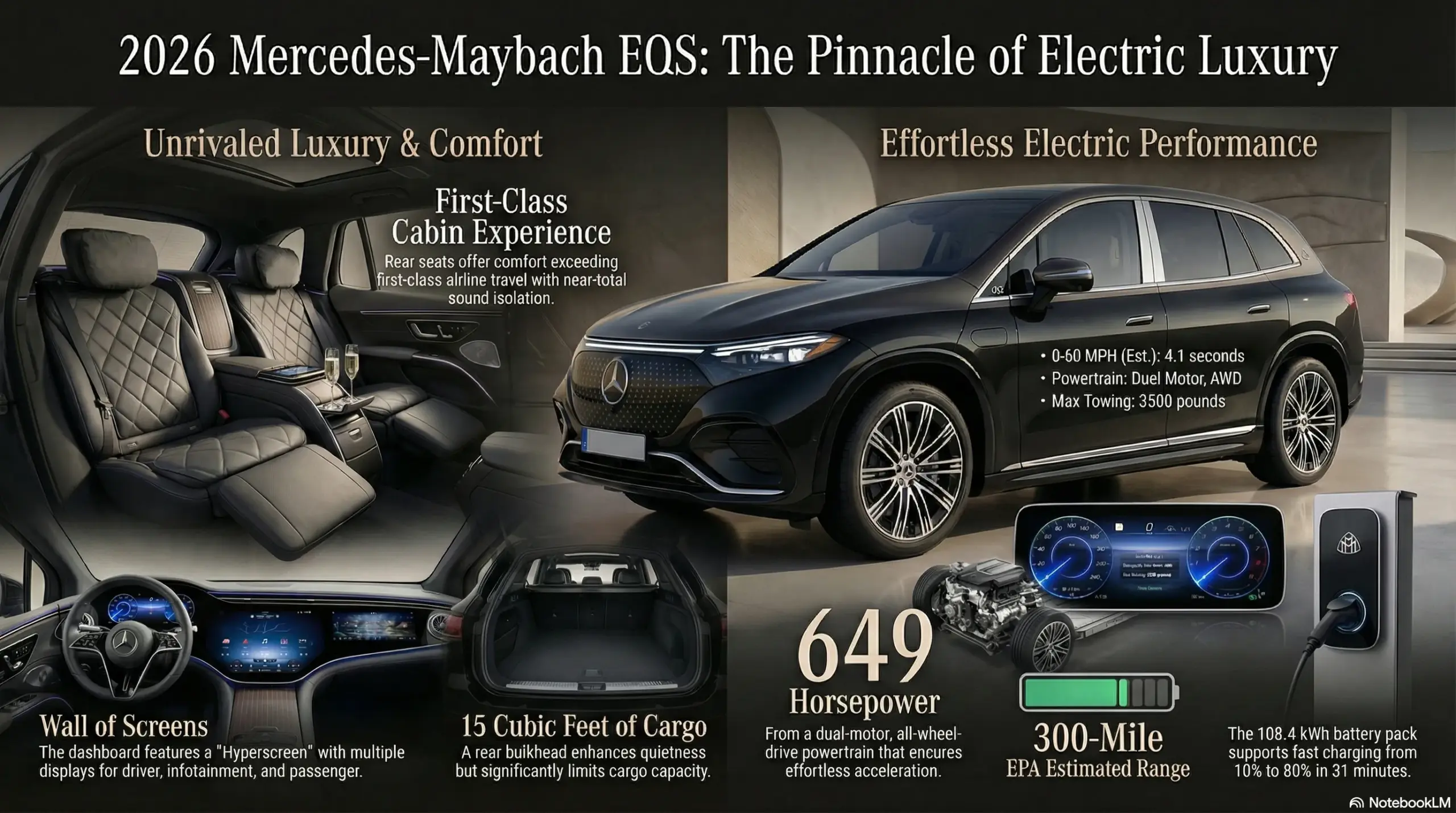 2026년형 메르세데스-마이바흐 EQS SUV 전면부 클로즈업