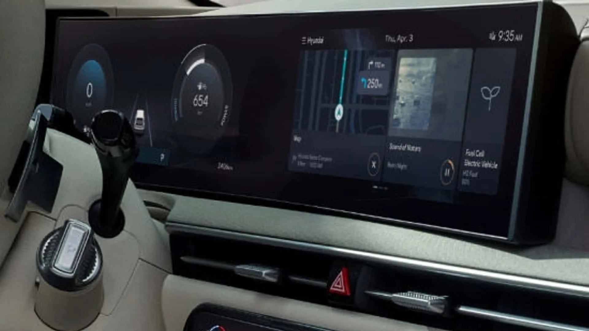 Дисплей Hyundai Nexo