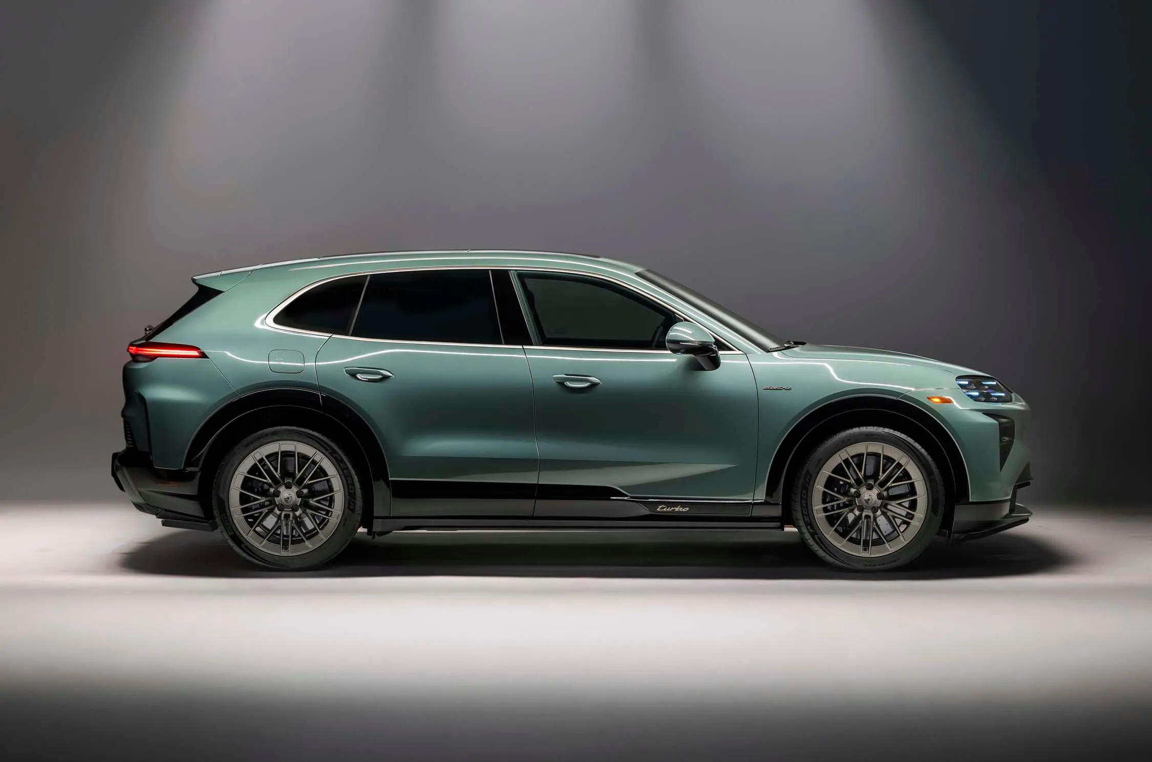 Dettaglio batteria Porsche Cayenne Elettrica