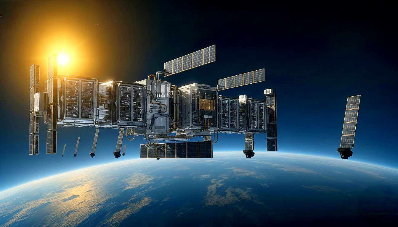 Google's Suncatcher Project Satellite Constellation