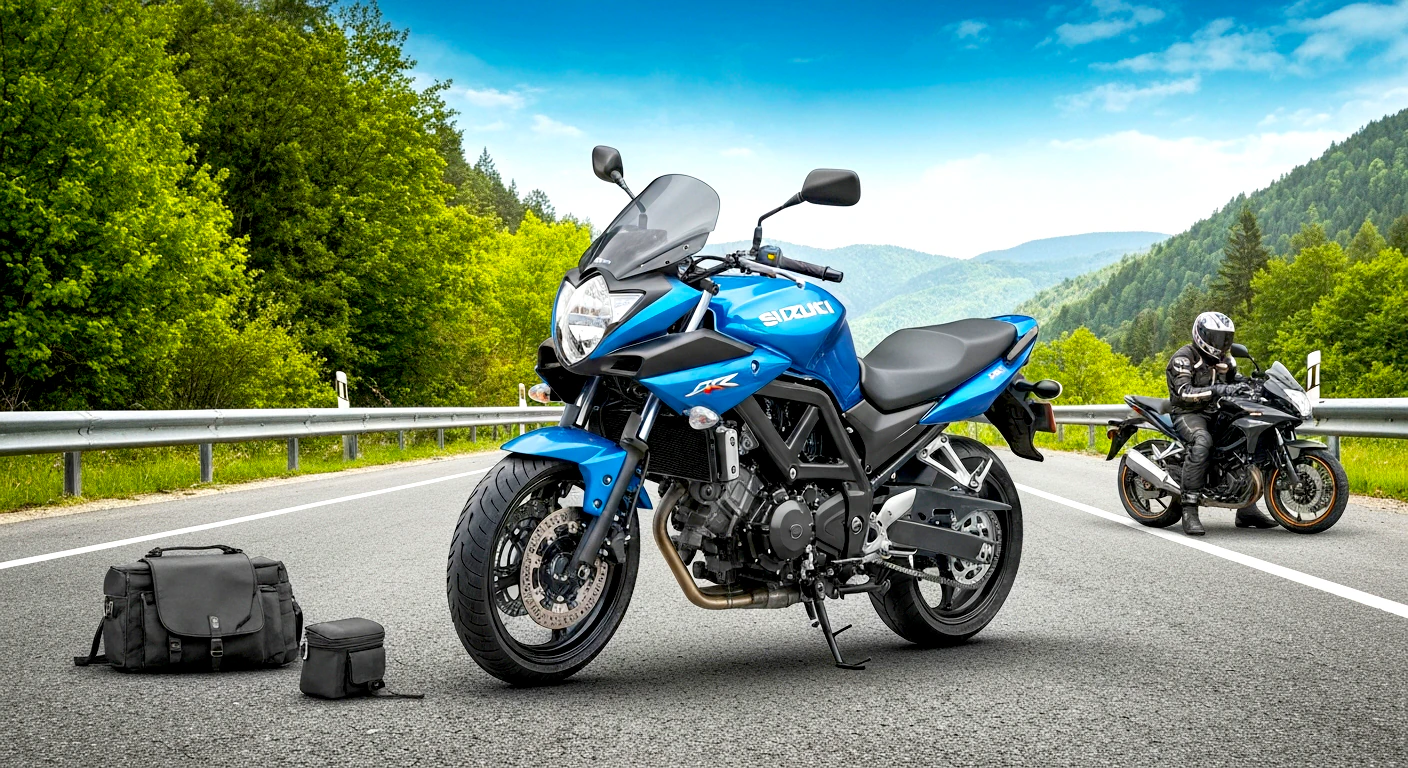 なぜ73馬力のスズキSV-7GXが100馬力のバイクより速く見えるのか?秘密はクイックシフターとVツインのトルクにある