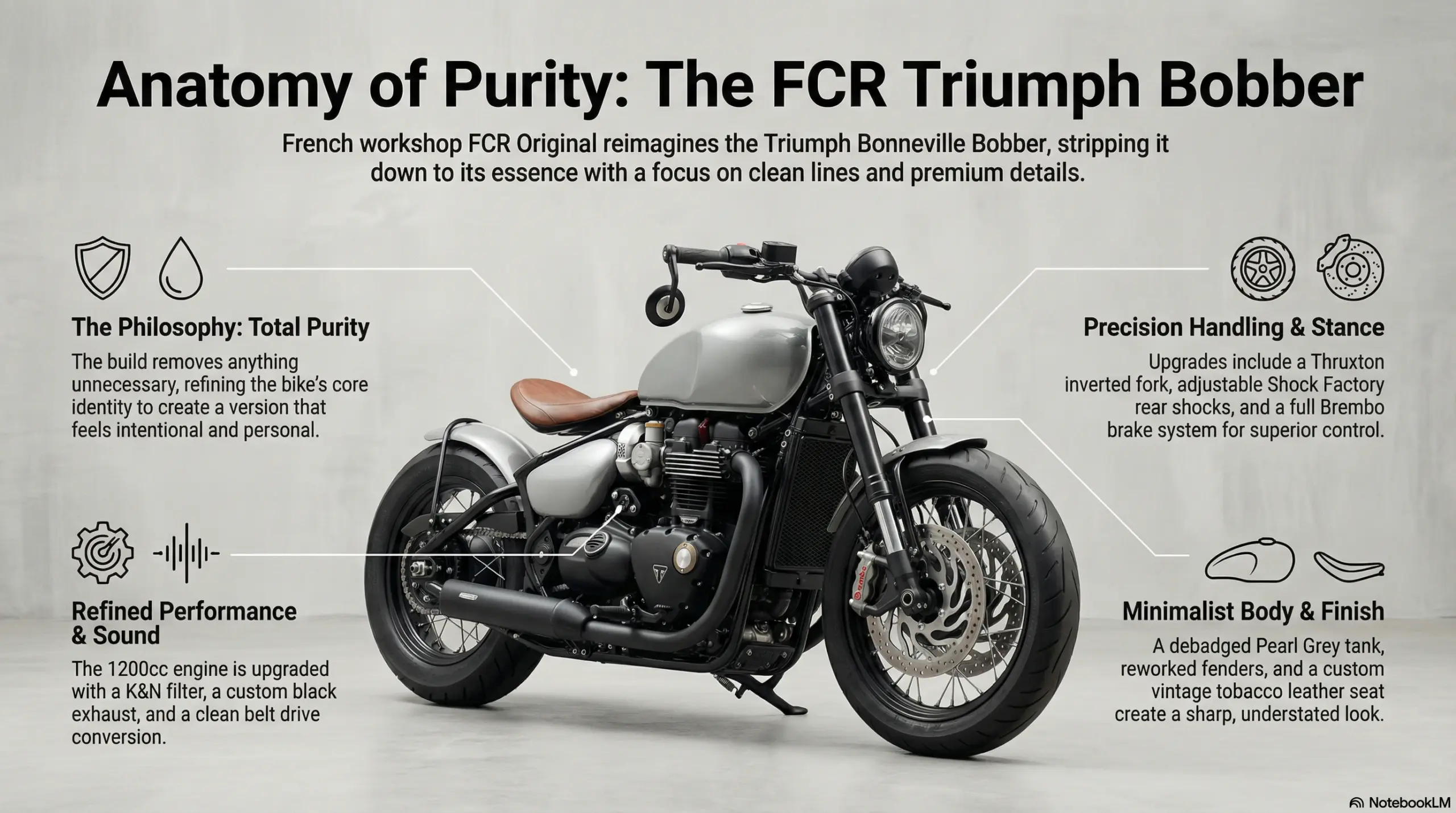 FCR Original トライアンフ ボバー 全体像