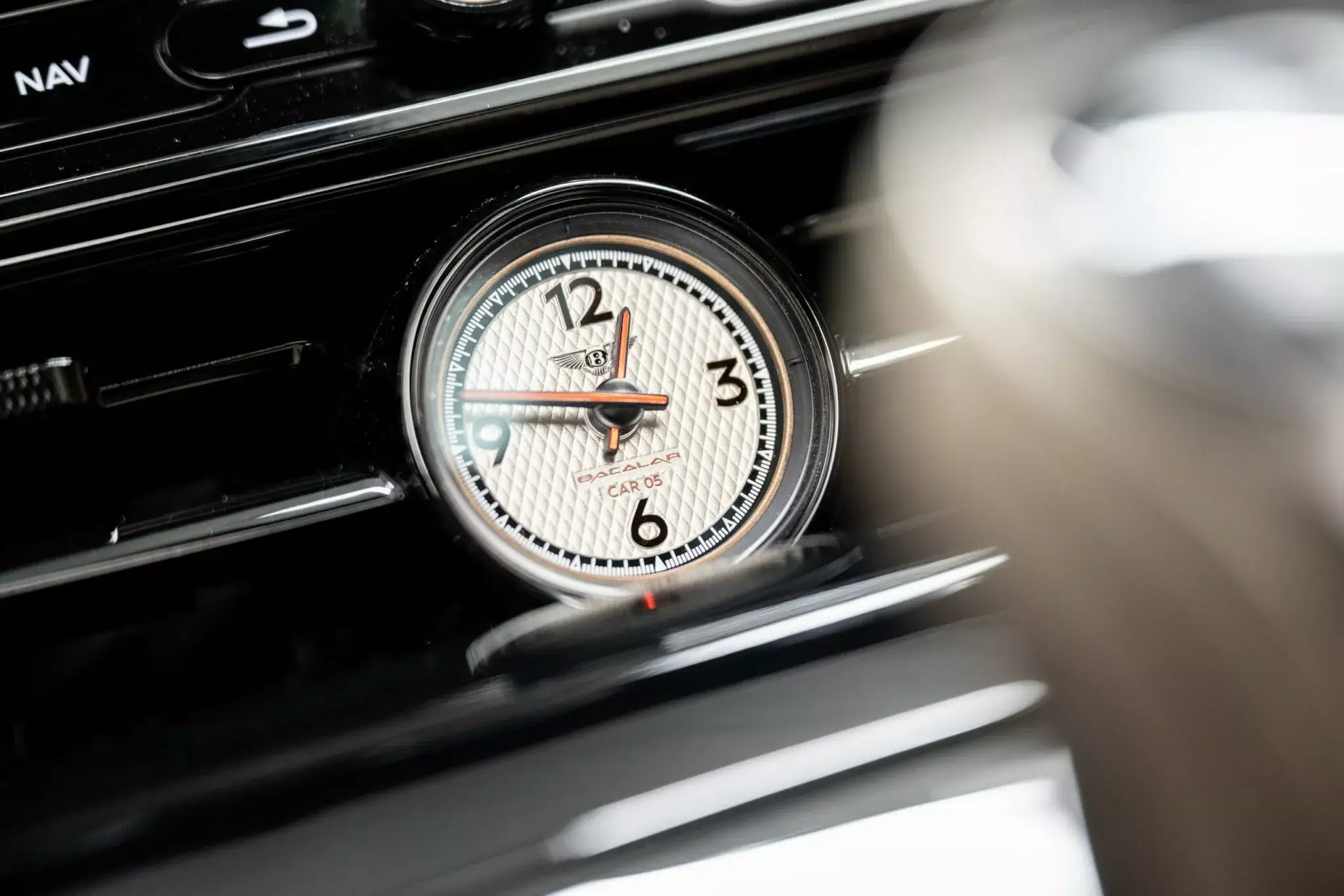 Детали интерьера Bentley Bacalar