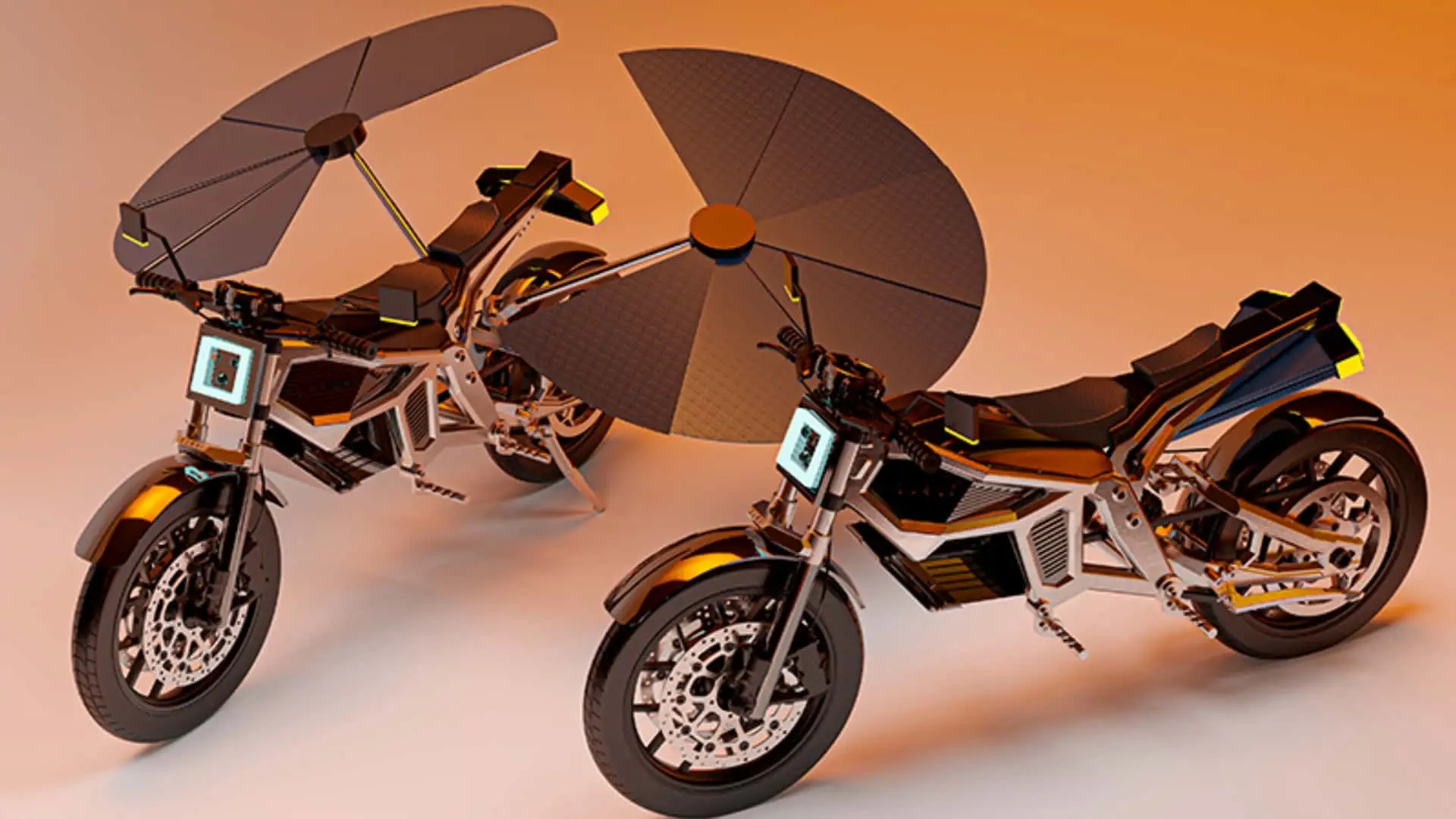 太阳能:一款旨在让你告别插座的太阳能摩托车