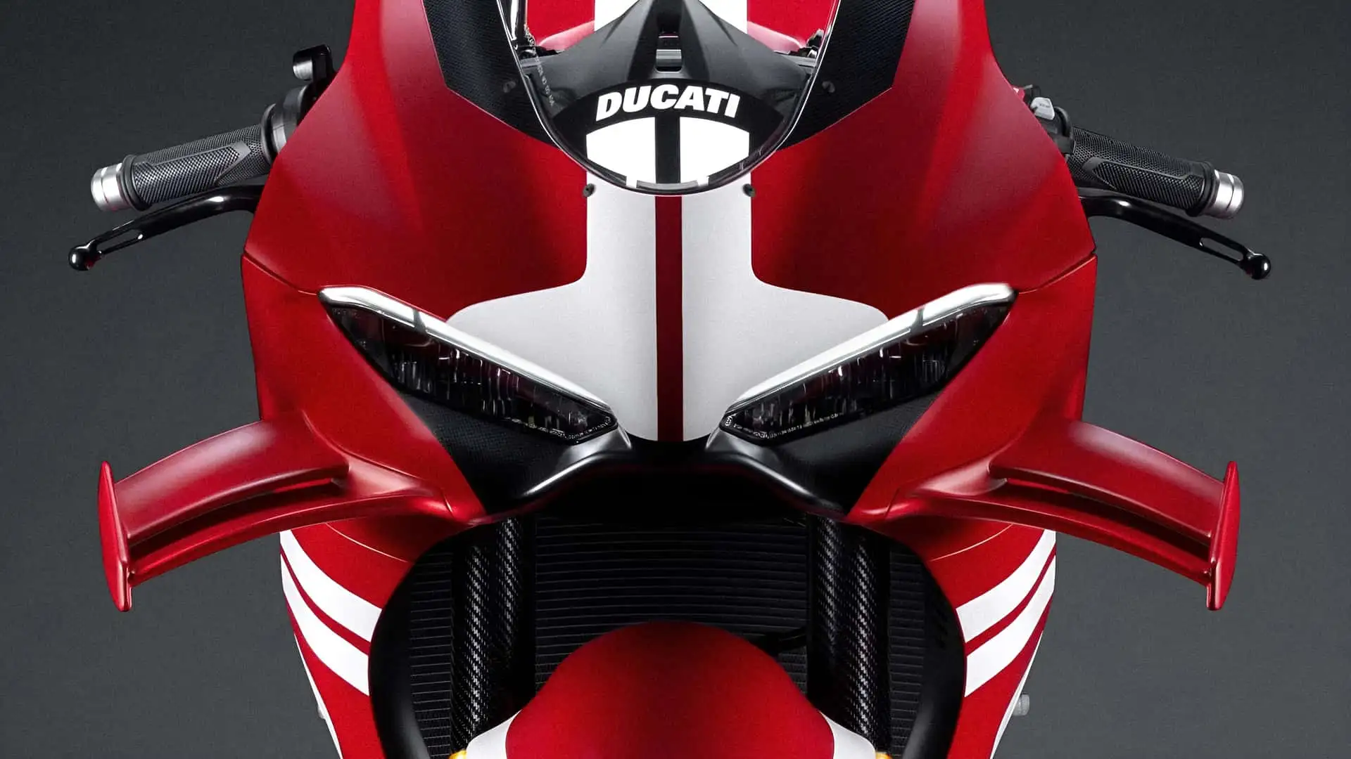 Ducati Superleggera V4 Centenario - Aggressive Red Ducati Front Fairing With LED Headlights