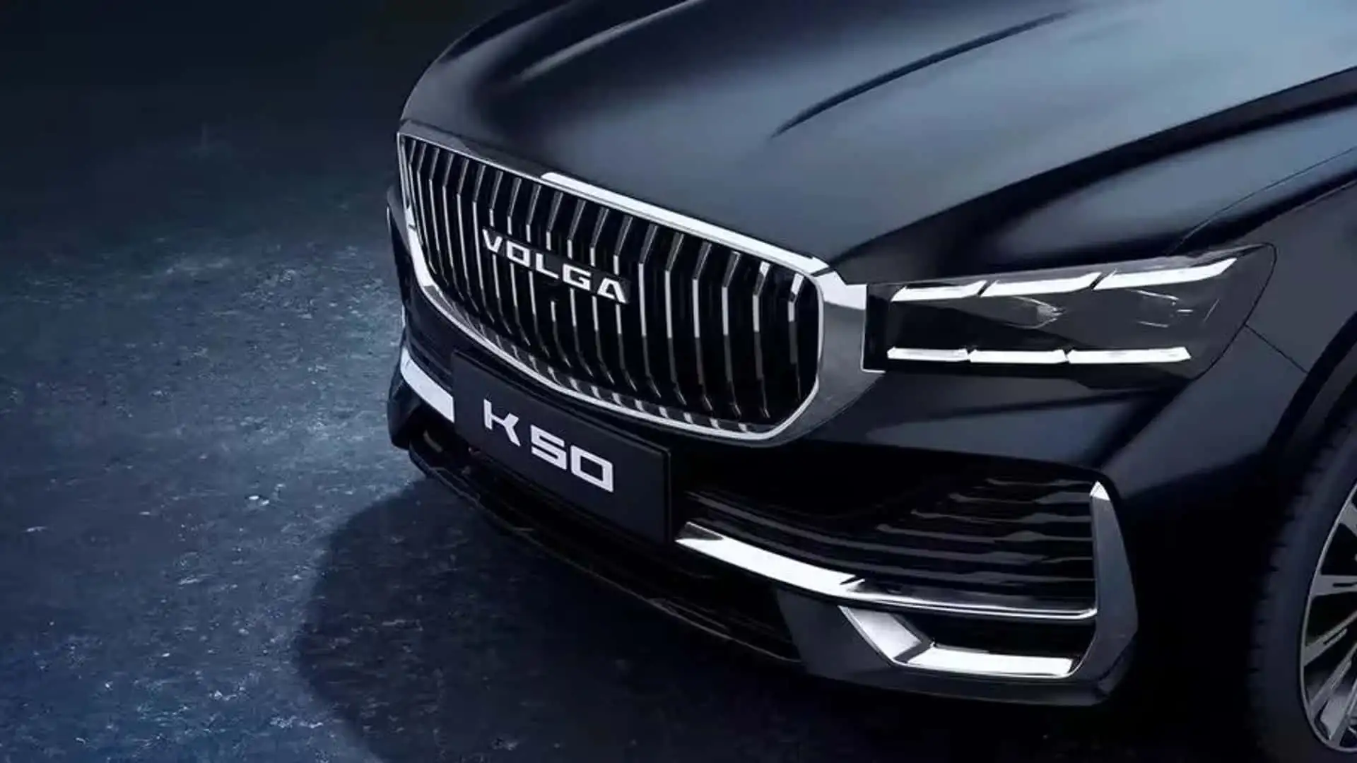 2026 Geely Volga C50 K50 - Black Volvo EX50 Bold Chrome Grille Headlights