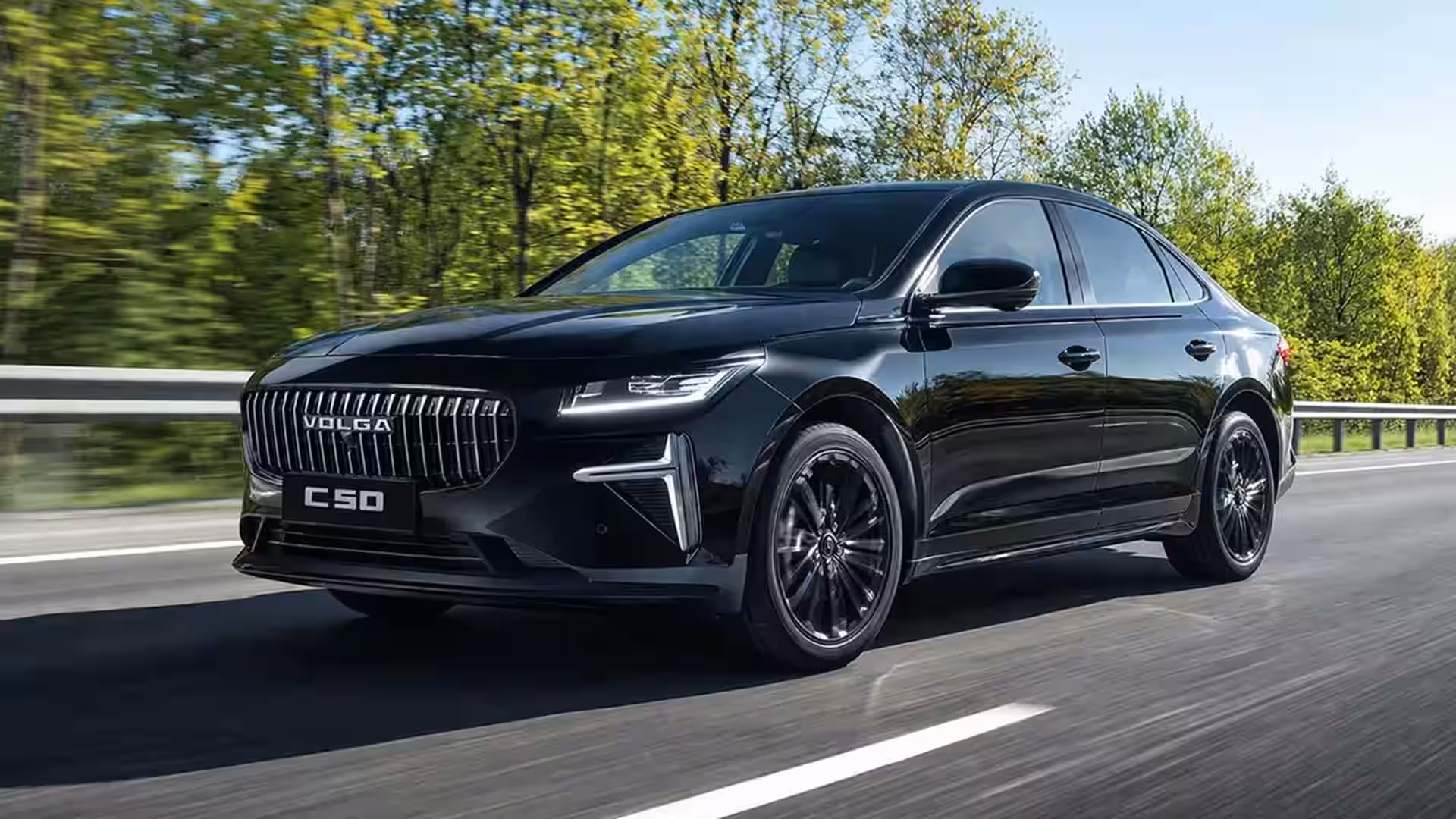 2026 Geely Volga C50 K50 - Glossy Black VOLGA C50 Front Grille Headlights