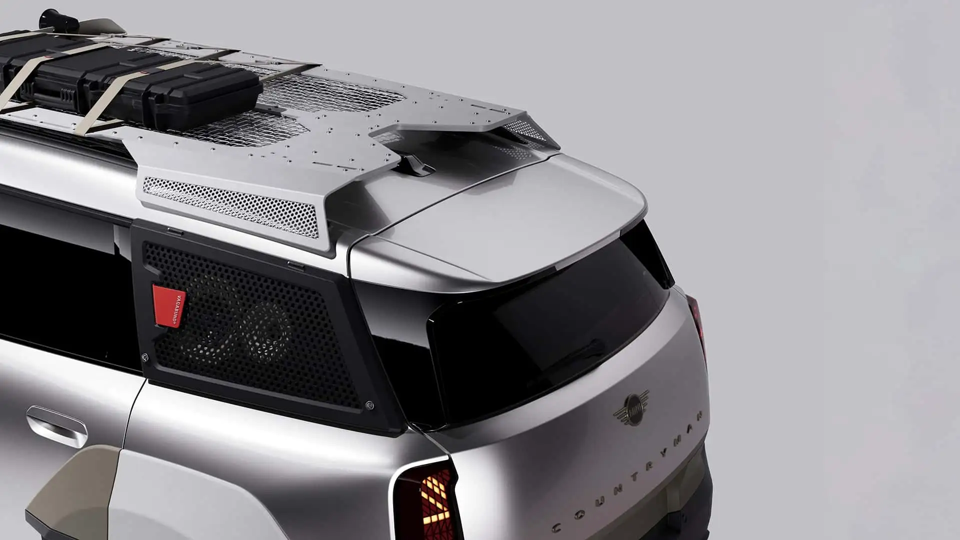 2026 MINI COUNTRYMAN X VAGABUND - Metal Roof Rack With Cargo Boxes