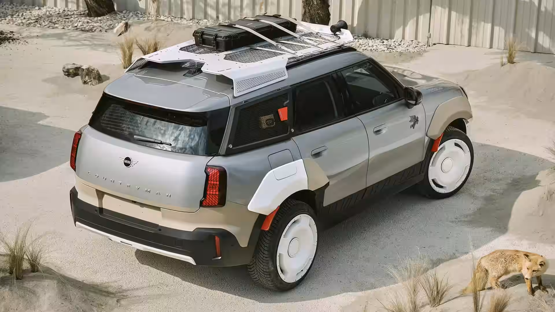 2026 MINI COUNTRYMAN X VAGABUND - Silver SUV With Distinctive Design Elements