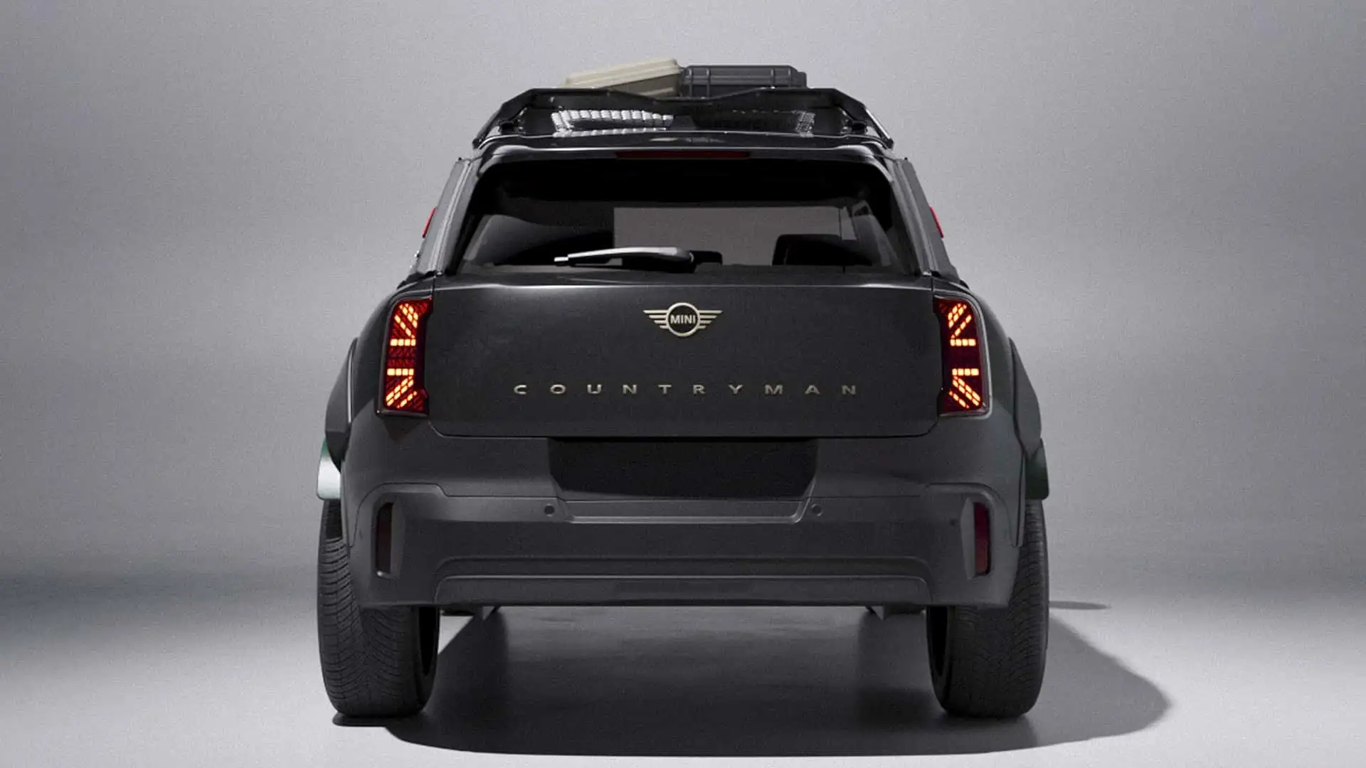 2026 MINI COUNTRYMAN X VAGABUND - Sleek Matte Black Rear Design With Logo