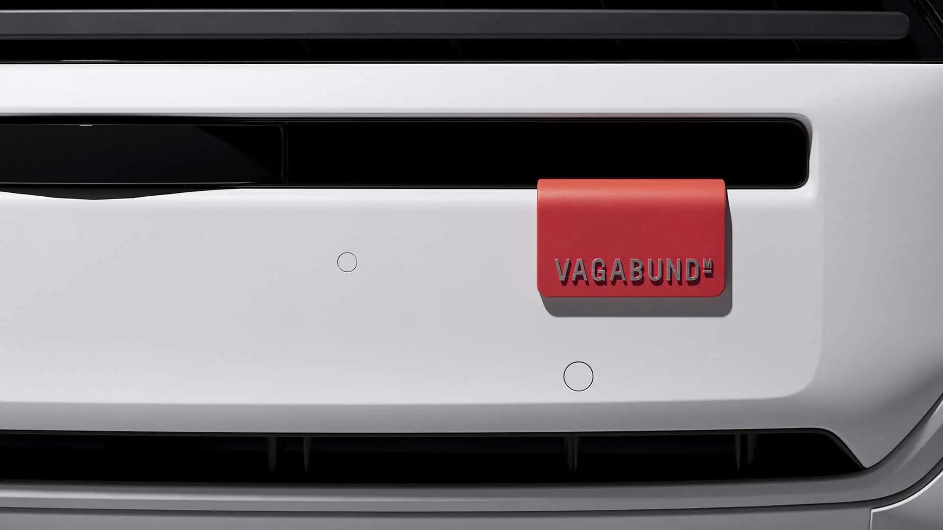 2026 MINI COUNTRYMAN X VAGABUND - Sleek White Rear Bumper With Red Emblem