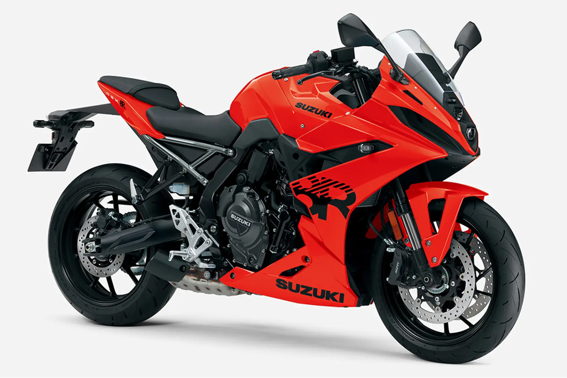 2026 SUZUKI GSX 8R And GSX 8S - Vibrant Red Suzuki GSX 8R Aerodynamic Fairings