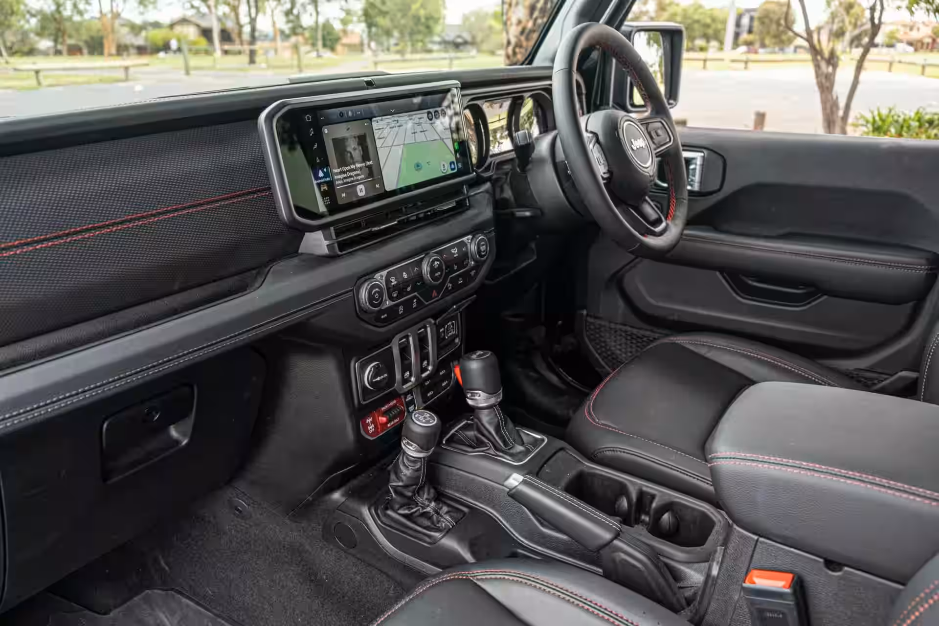 2026 Wrangler Rubicon - Black Leather Driver Cabin With Dual Digital Screens