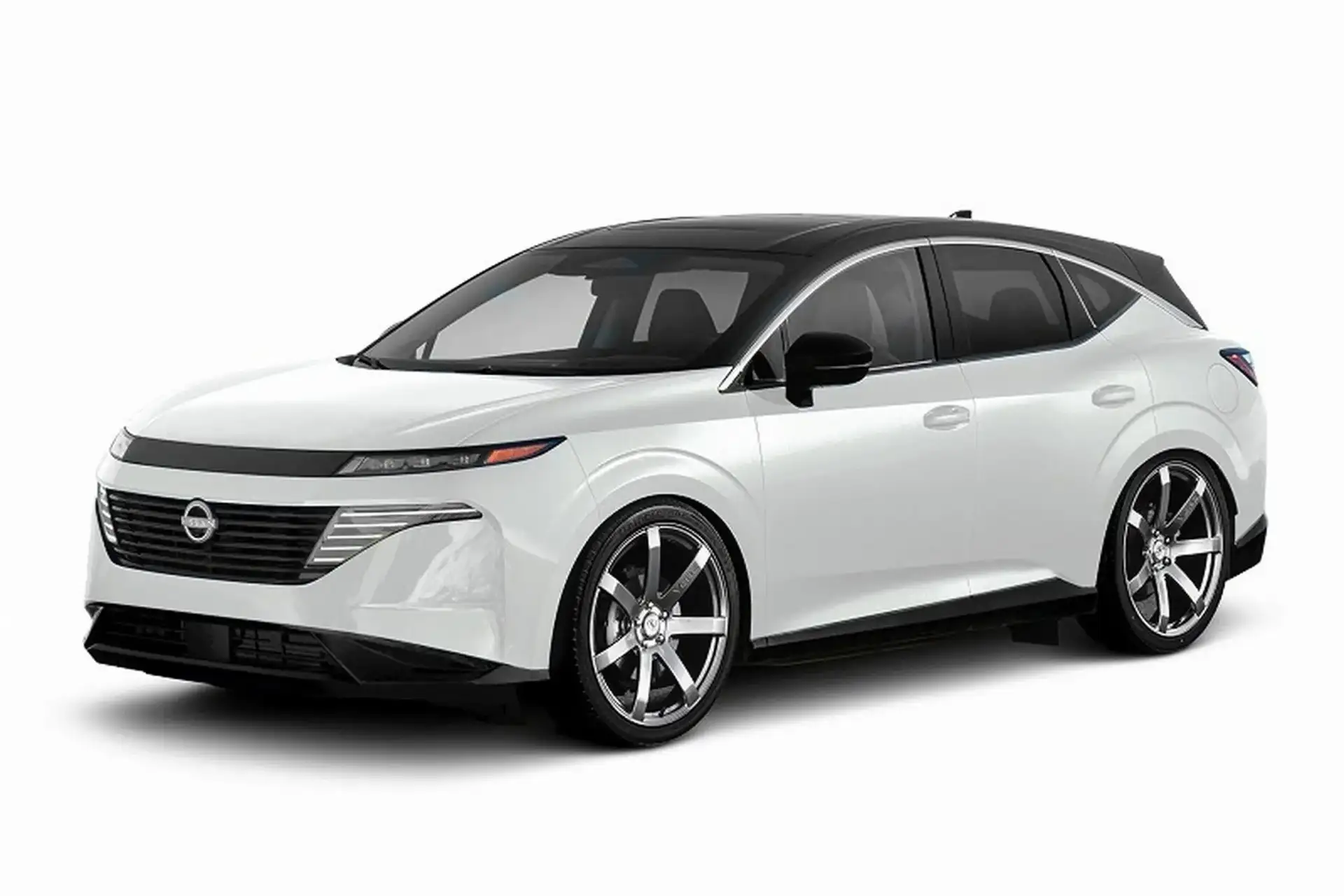 2027 NISSAN MURANO - Pearl White Ariya SUV With Black Roof And Wheels