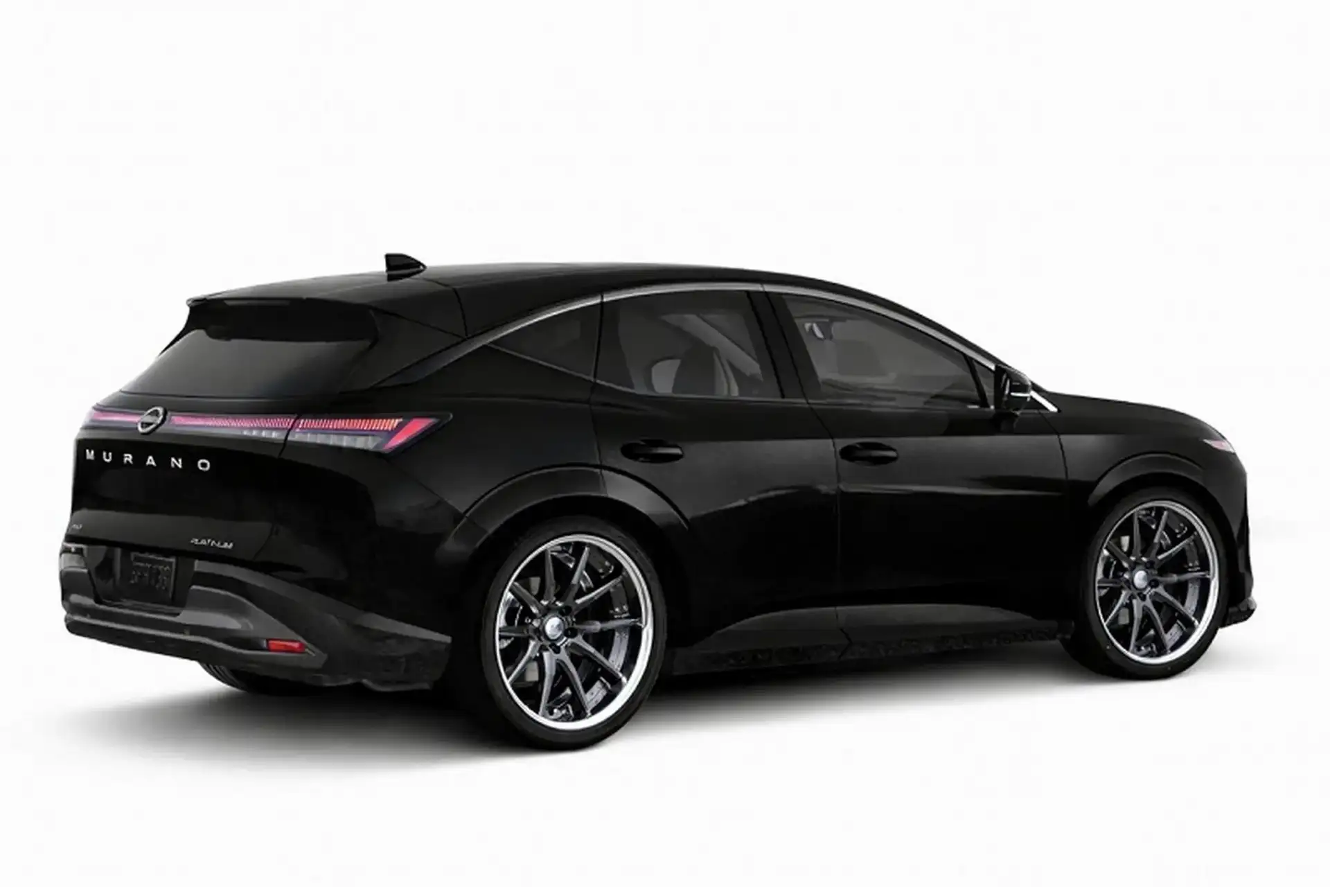 2027 NISSAN MURANO - Sleek Black Kia EV6 Rear Profile With Glossy Wheels