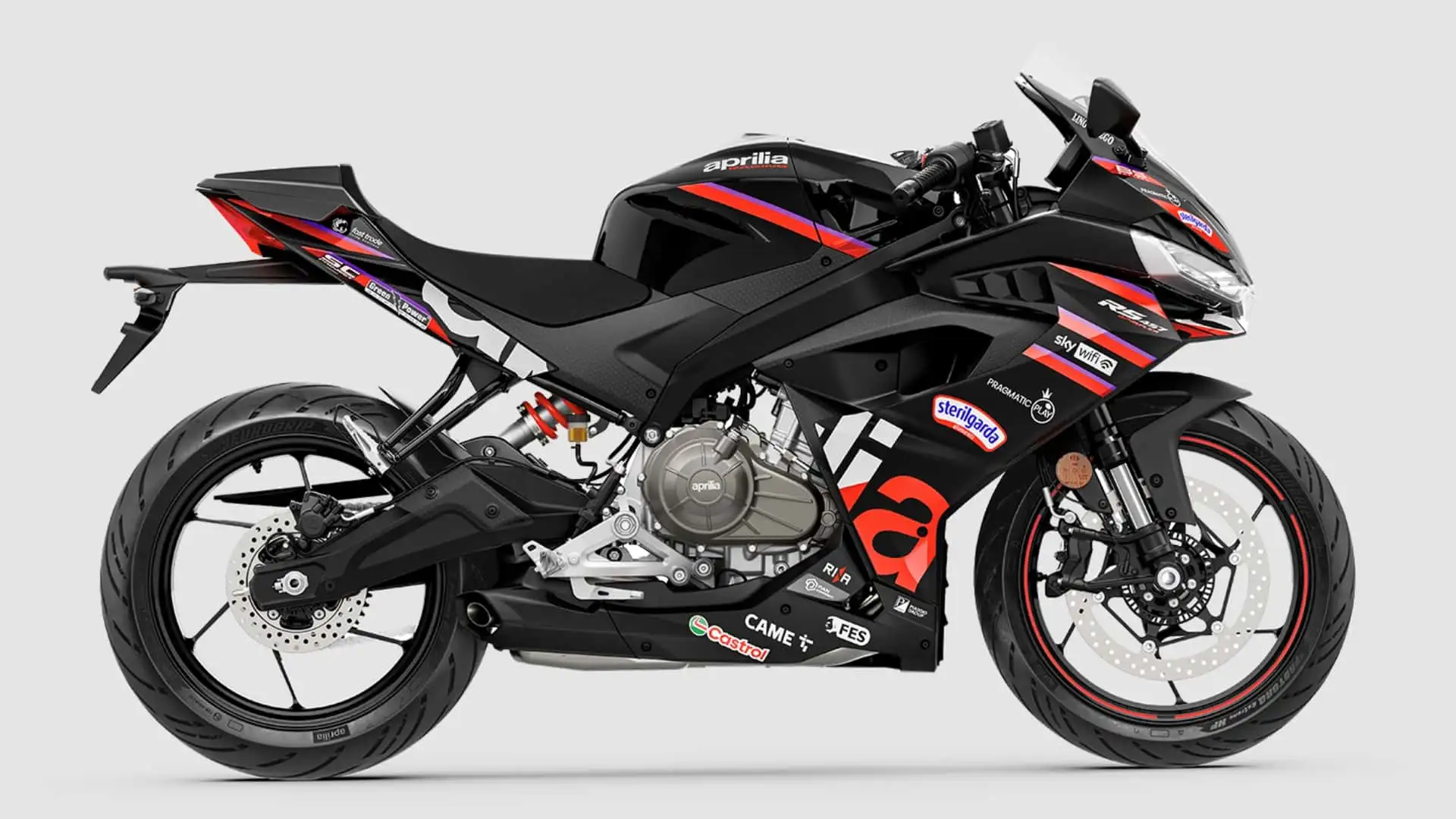 APRILIA RS 457 GP Replica - Sleek Black Aprilia RS660 With Racing Graphics