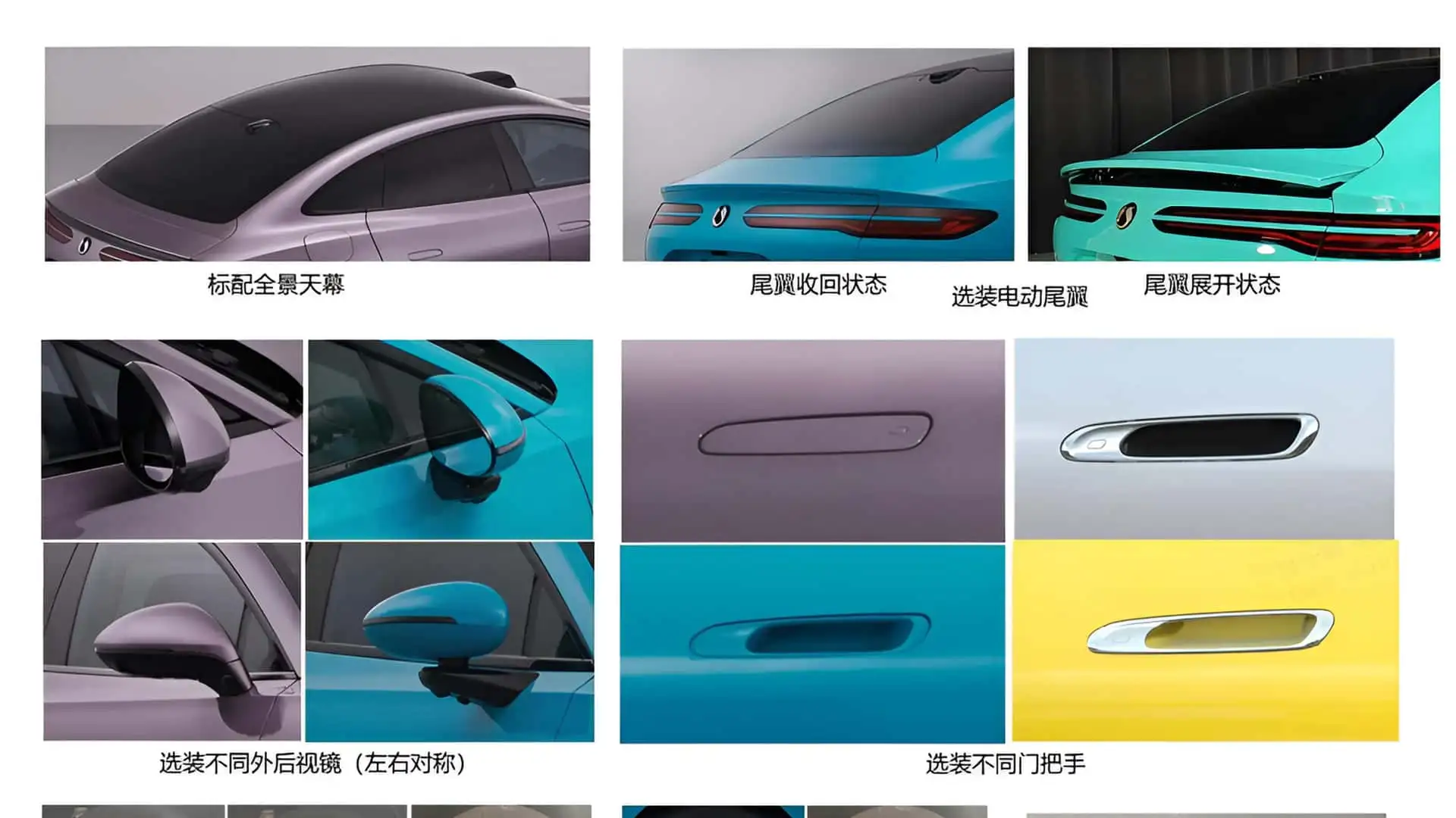 BYD Denza Z9 - Sleek Flush Door Handles In Vibrant Colors