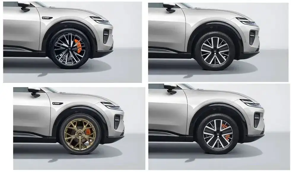 CHANGAN NEVO Q06 - Silver SUV Wheel Black Rims Orange Calipers