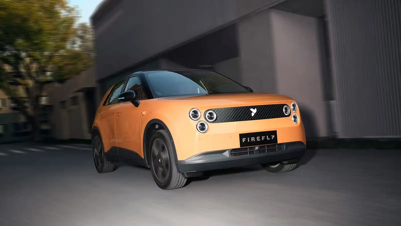 Nio Firefly EV - Vivid Orange Fisker Front With Pixel LED Headlights