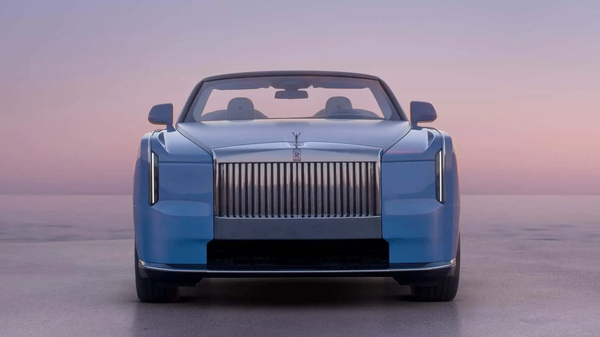 Rolls Royce Project Nightingale - Luxury Blue Rolls Royce Front Grille With LEDs