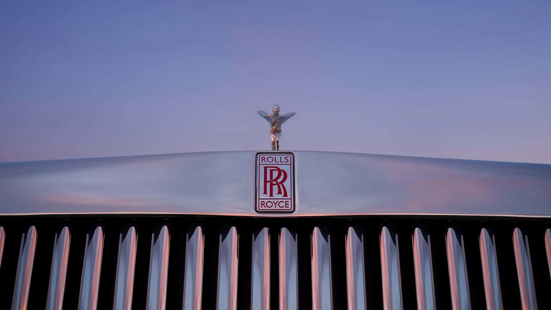 Rolls Royce Project Nightingale - Polished Silver Rolls Royce Grille With Spirit Of Ecstasy