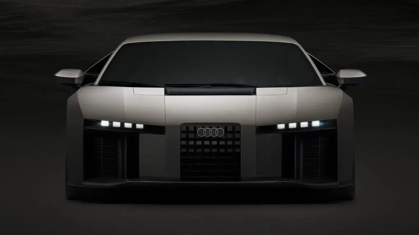 AUDI NUVOLARI - Silver Audi Front Fascia With LED Light Strips