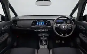 Honda Fit Z Ehev - Black Leather Dashboard With Dual Screens