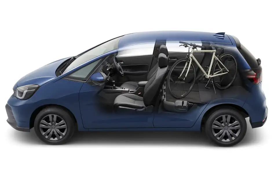 Honda Fit Z Ehev - Blue Two Tone Convertible Interior Dashboard