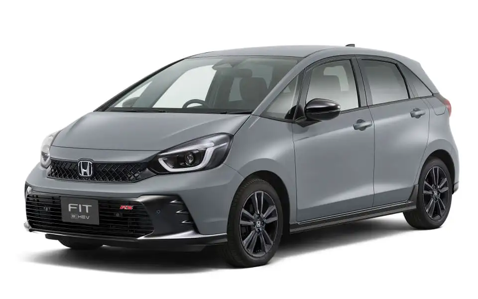 Honda Fit Z Ehev - Silver Grey Front Sporty Grille And LED Headlight