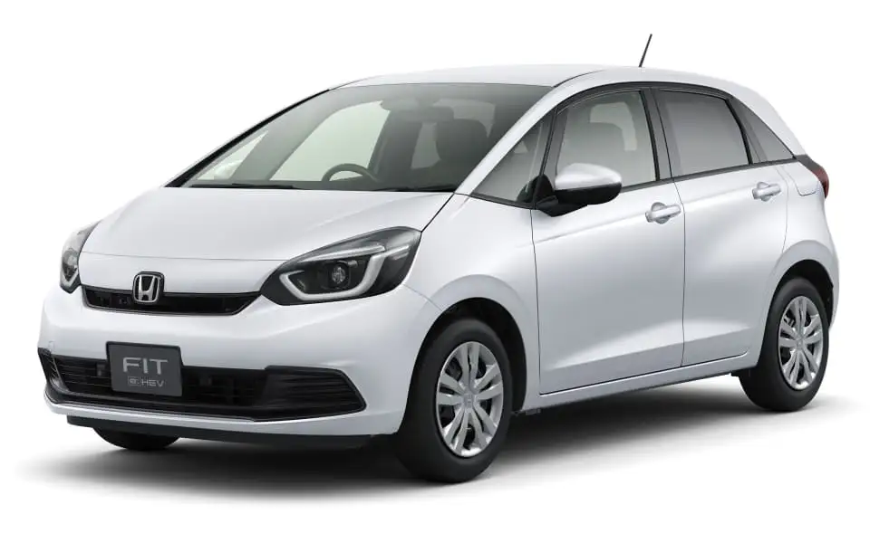 Honda Fit Z Ehev - White Honda Fit Front Bumper And Headlights