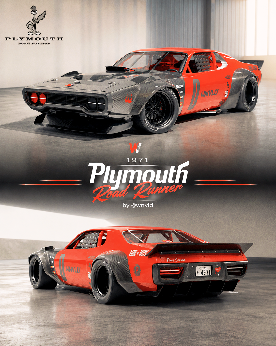 1971 Plymouth Road Runner By @wnvld