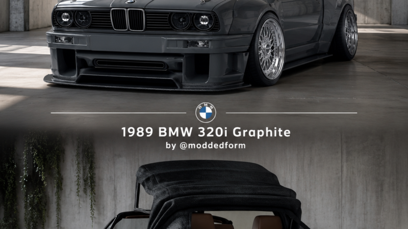 1989 BMW 320I Cabriolet — 2,0 L 6-Cylindres, 129 Ch, Propulsion