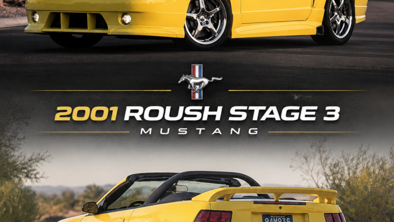 【2001 ROUSH STAGE 3 MUSTANG】4.6L V8——360马力后轮驱动