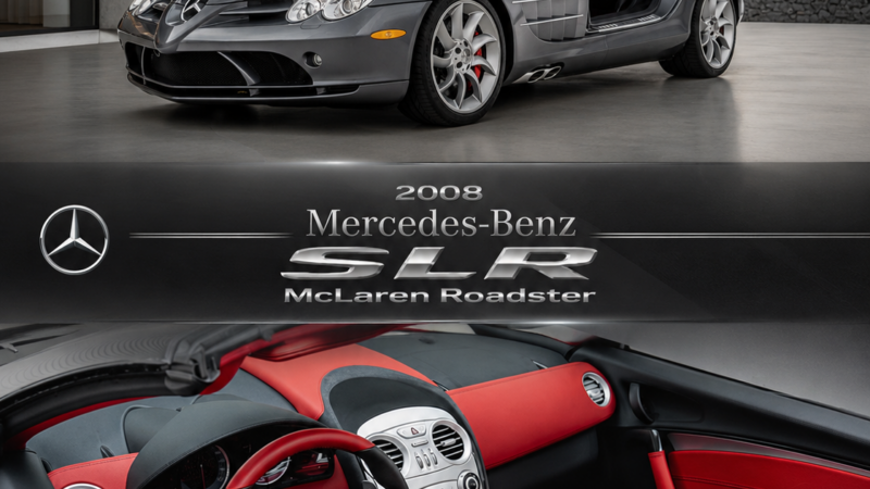 2008 MERCEDES-BENZ SLR MCLAREN ROADSTER — 617 CH, Propulsion Arrière