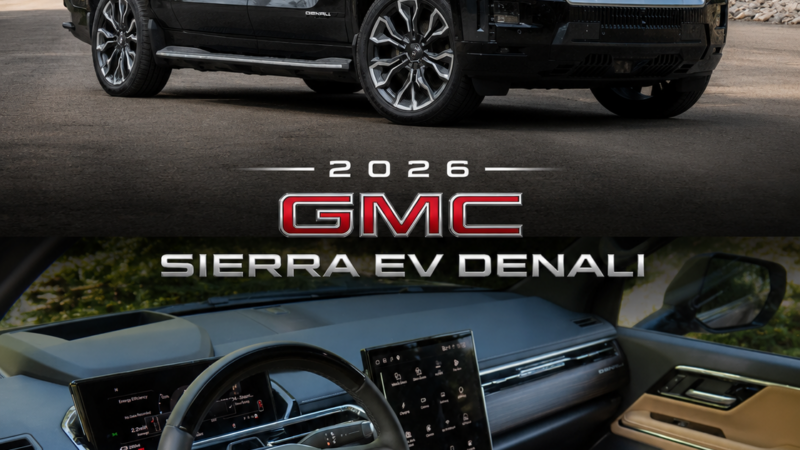GMC SIERRA EV DENALI 2026 — 754 ch AWD et 440 miles