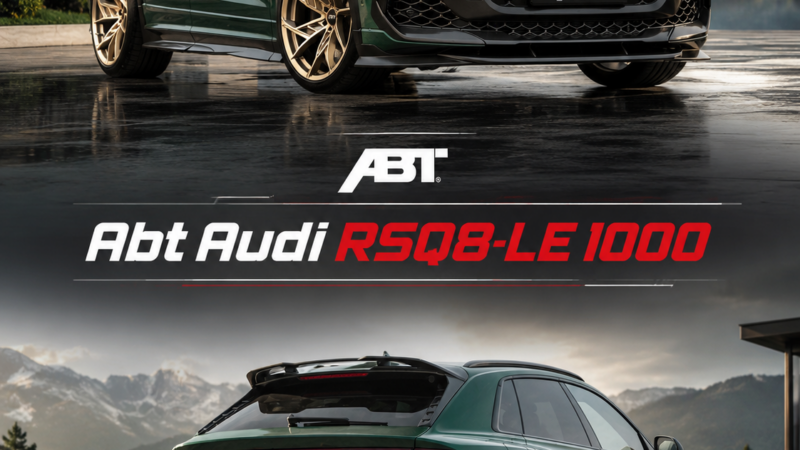 ABT AUDI RSQ8-LE 1000 4,0 L V8 — 1 000 ch, Transmission Intégrale