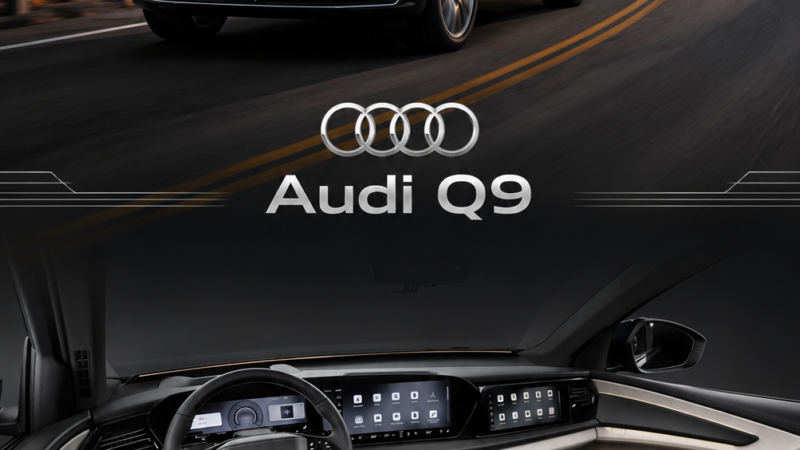 AUDI Q9 : Concept de SUV Grand Format — Cockpit à 3 Écrans