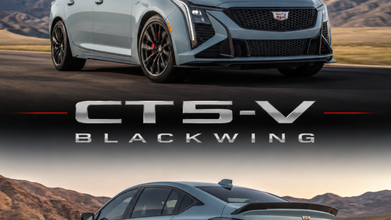 CADILLAC CT5-V BLACKWING 6,2 L V8 — 668 CH — Roues Arrière Motrices