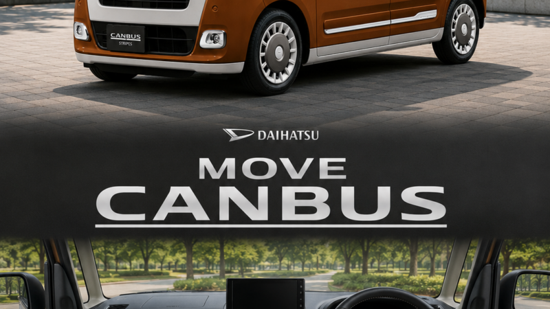 DAIHATSU MOVE CANBUS 658 cm³ — 52 Ch, D-CVT Et 4×4