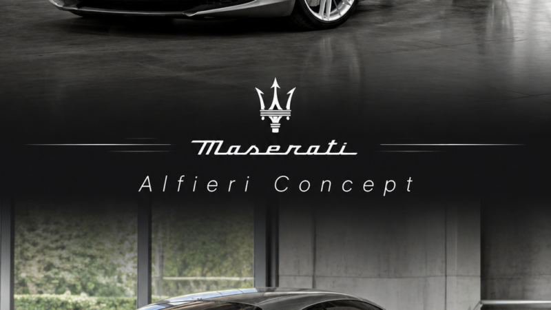 MASERATI ALFIERI Concept : V8 4,7 L, 460 Ch Et Propulsion
