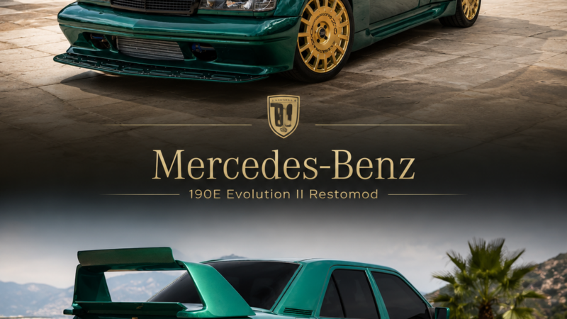 MERCEDES-BENZ 190E EVOLUTION II 2,5 L — 232 CH, Propulsion Arrière