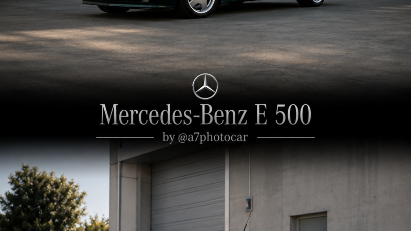 MERCEDES-BENZ E 500 W124 5,0 L V8 — 322 CH À Propulsion Arrière
