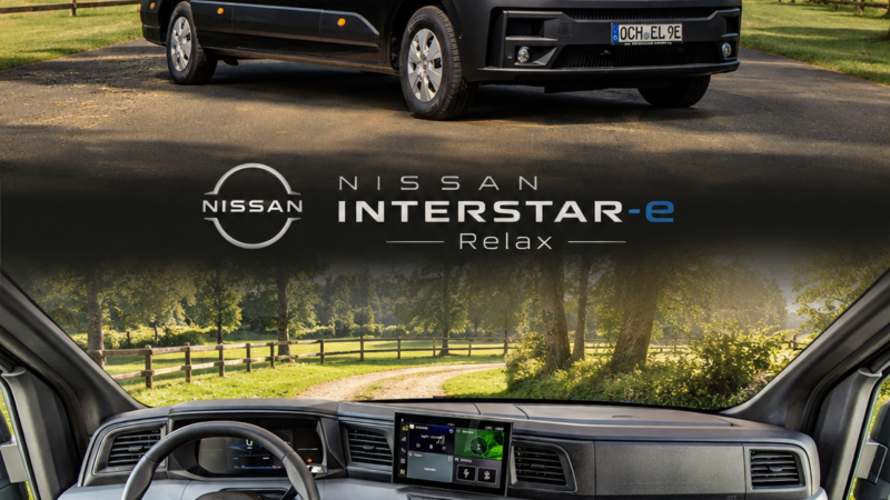 NISSAN INTERSTAR-E RELAX — 87 kWh, 143 ch : Le Fourgon Électrique