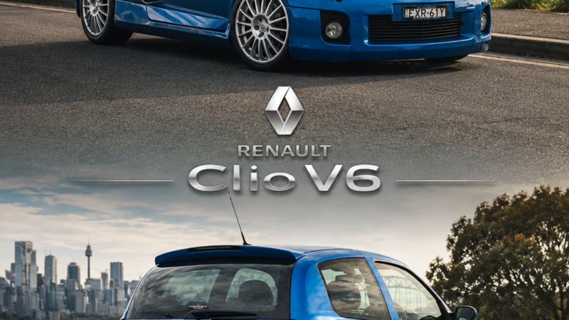 RENAULT CLIO V6 3.0L：255马力中置后驱性能猛兽
